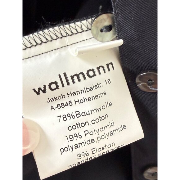 Chic Black Ruffled Women's Button Down Shirt - Picture 11 of 12